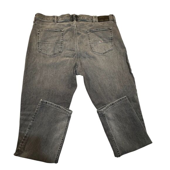 Tommy Jeans Scanton Slim Men’s 42x31 Gray Wash Denim Stretch Jeans Workwear - Picture 2 of 16